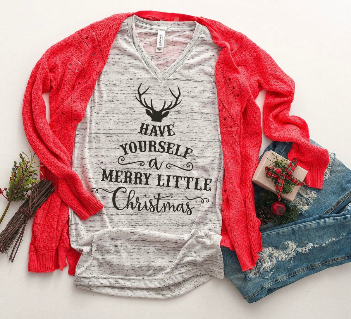 Have Yourself A Merry Little Christmas - Black Ink