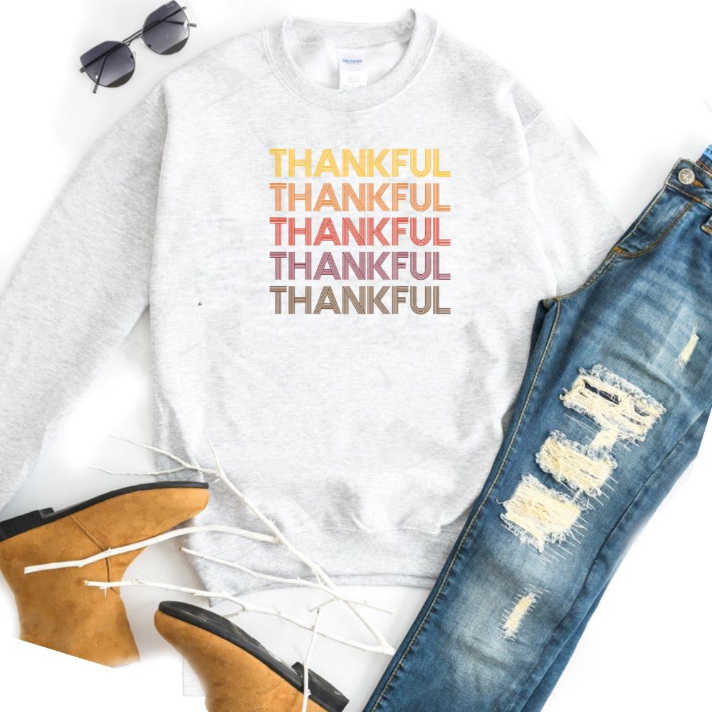 Multi Color Thankful - 5 Color