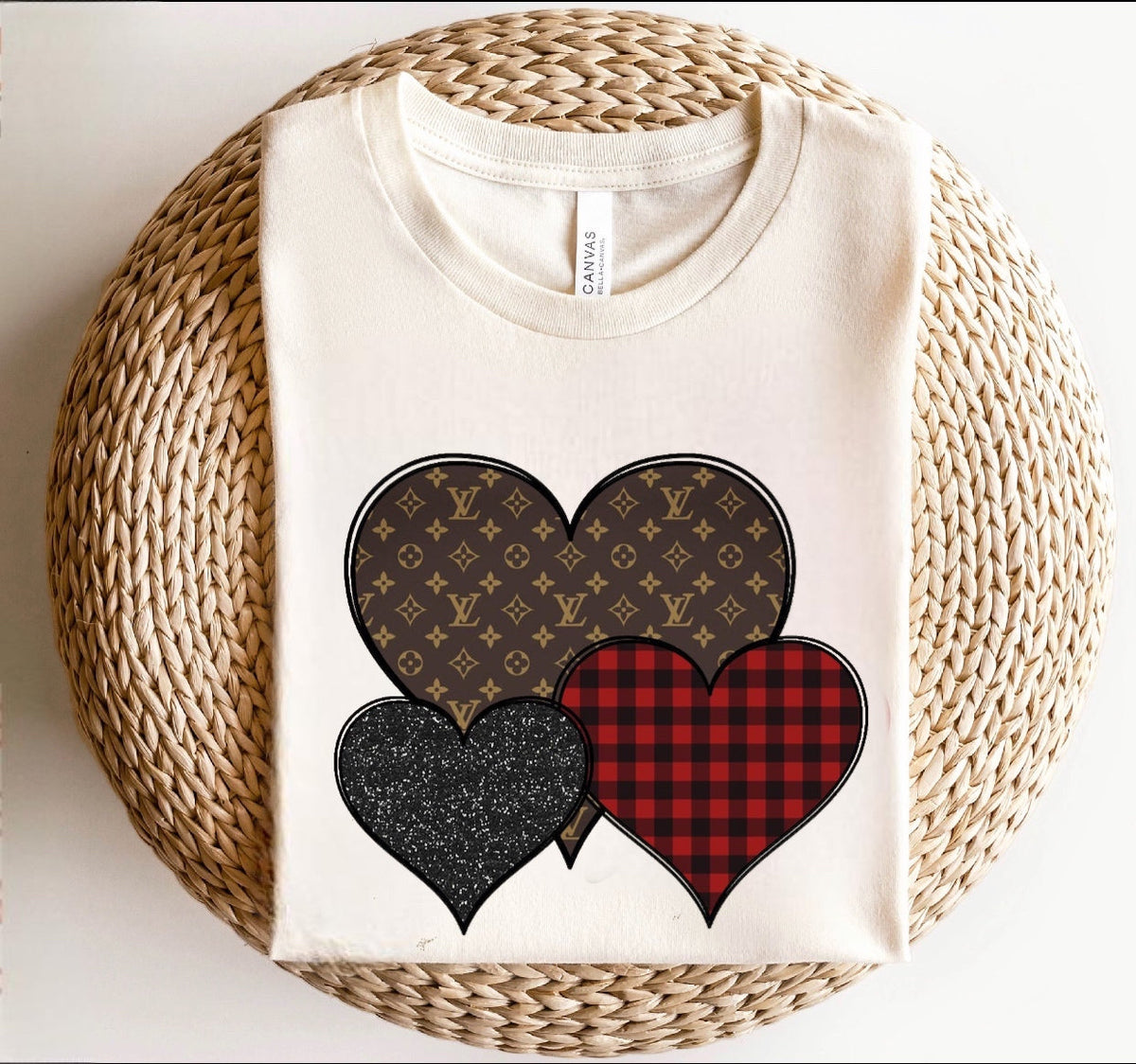 Bougie 3 Heart Print - Full Color Print