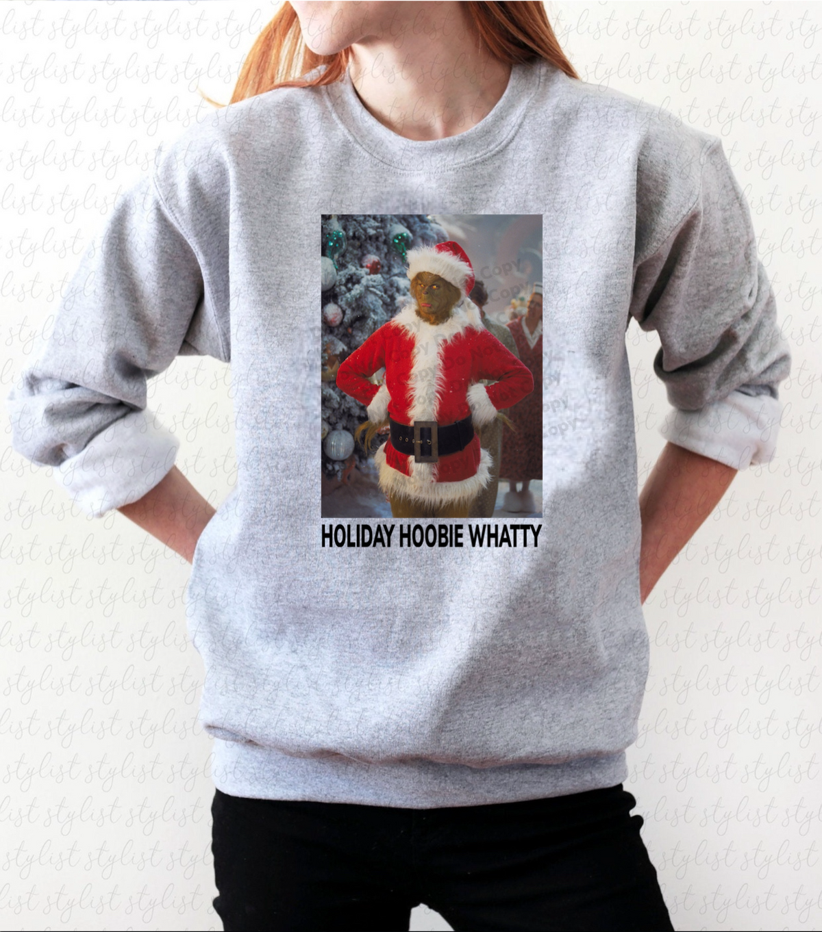Holiday Hoobie Whatty - Grinch