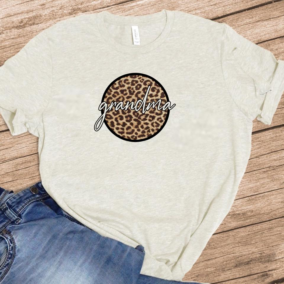 Grandma w/ Circle Leopard