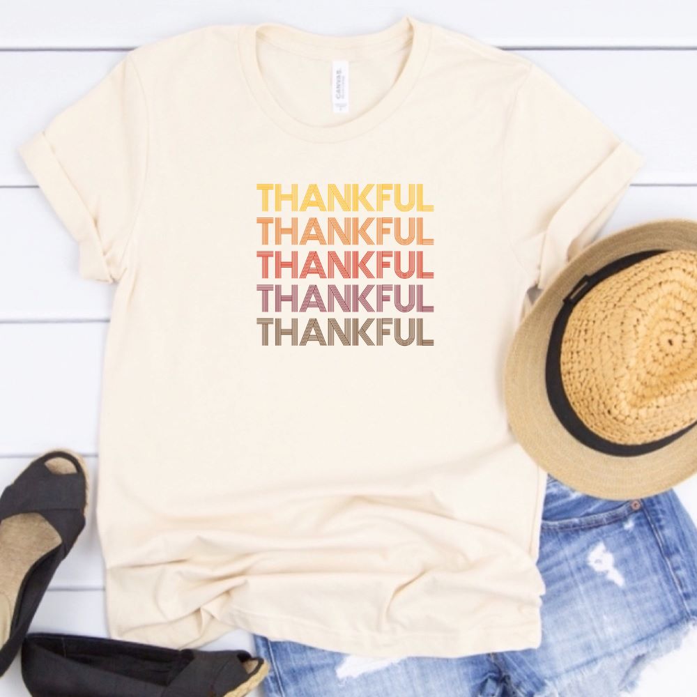 Multi Color Thankful - 5 Color
