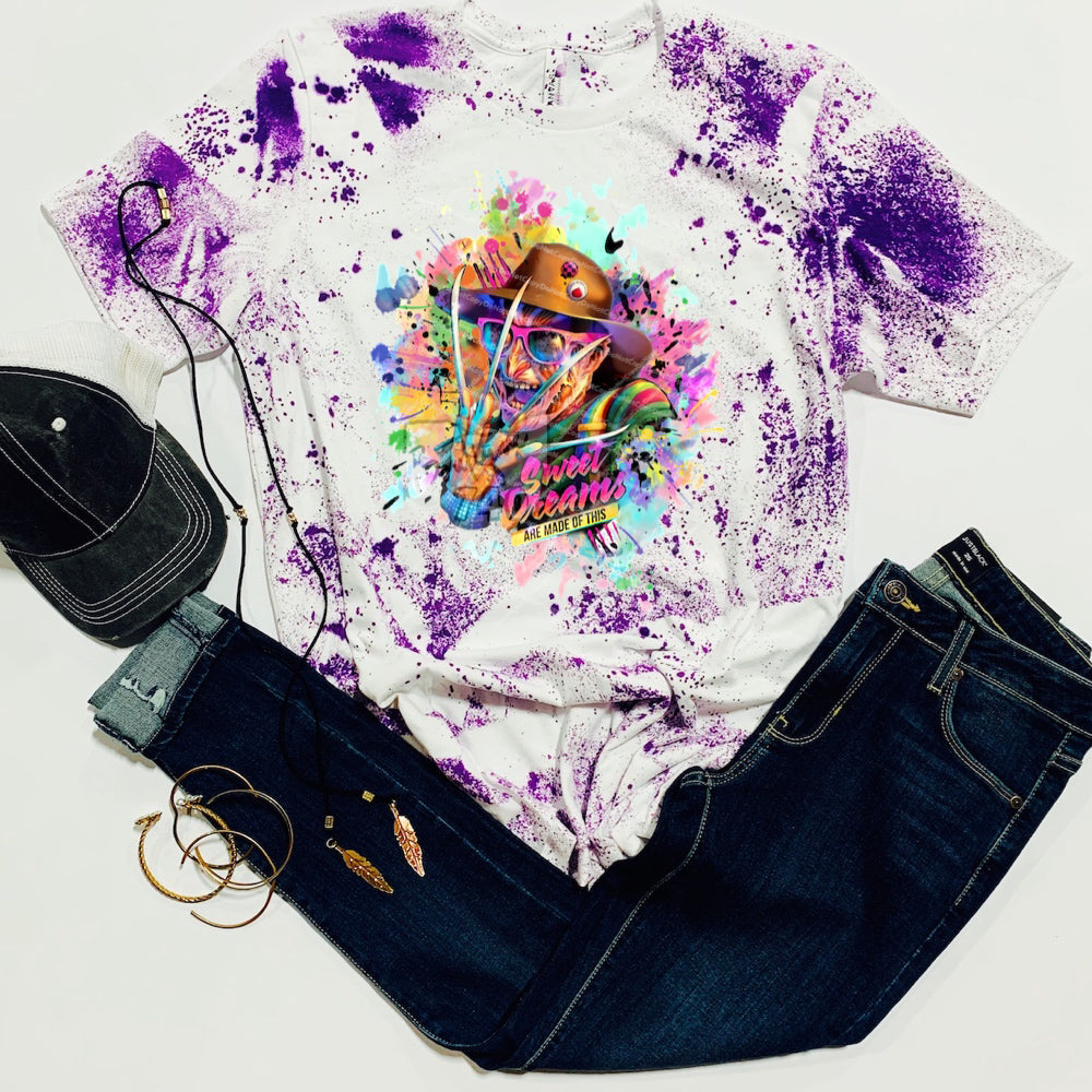 Freddy Krueger - Sweet Dreams Are Made Of This - Multi Color Background - Design 1