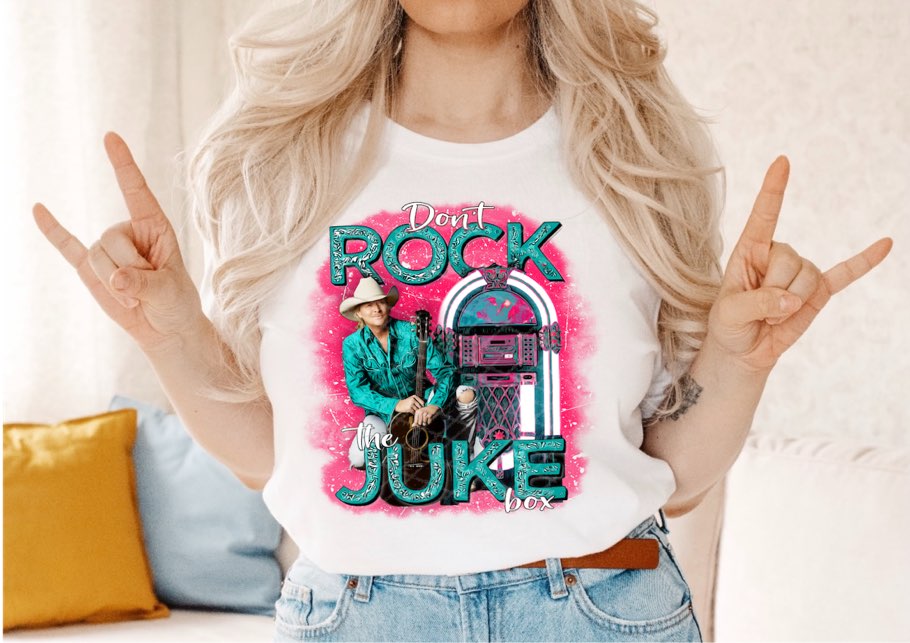 Don't Rock The Juke Box - Alan Jackson - 12 Color Options
