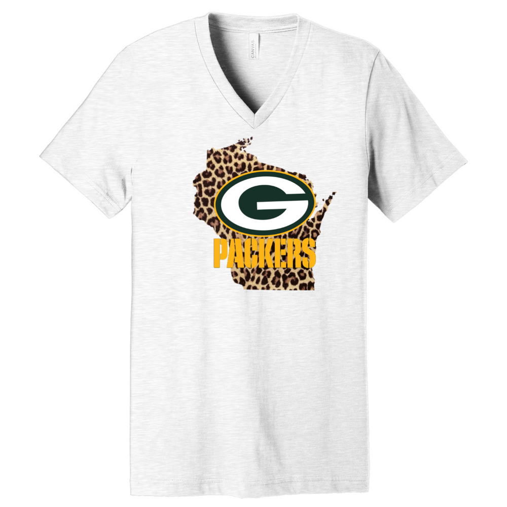 Green Bay Packers w/ Traditional Leopard - Design 1