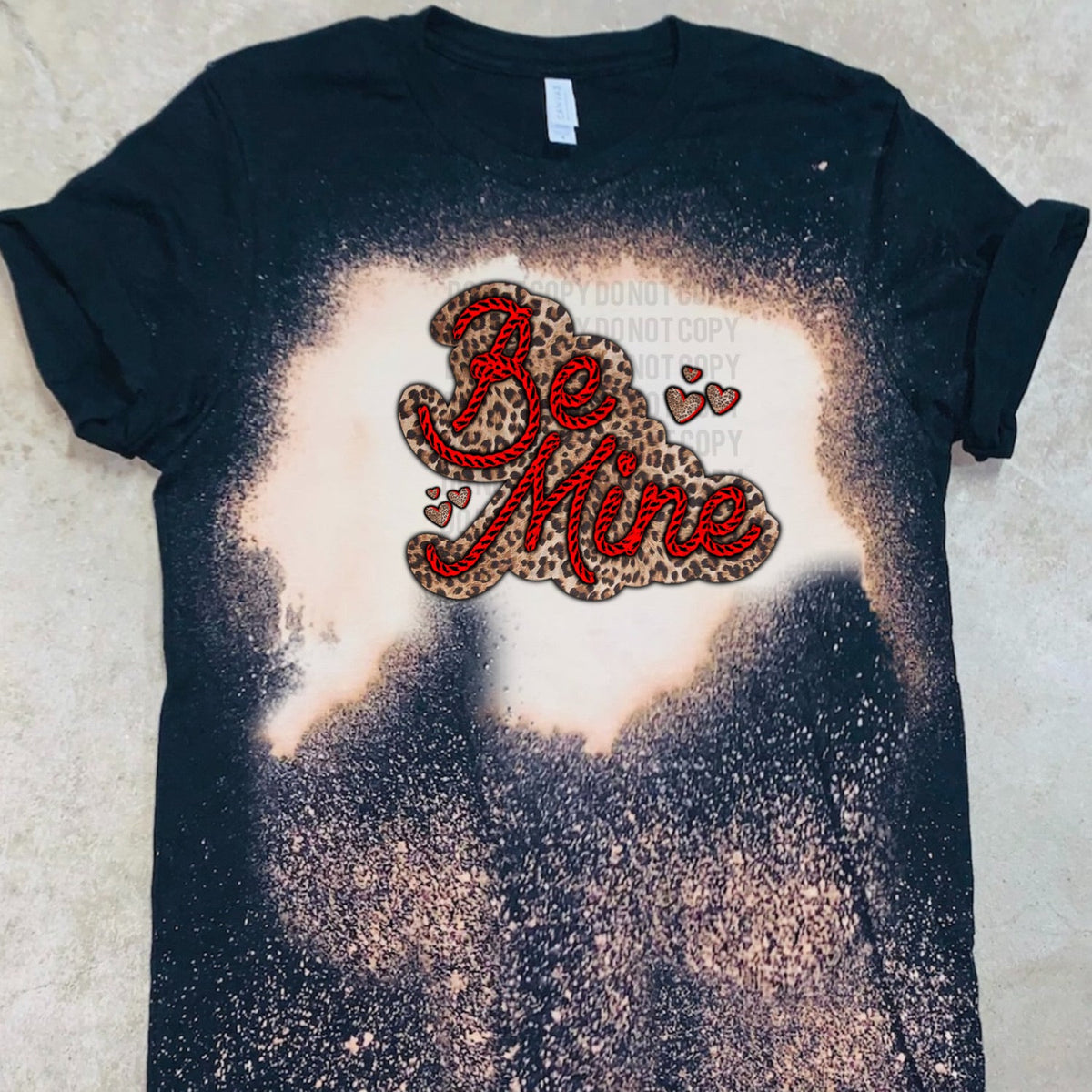 Be Mine - Western Rope & Leopard & Heart Accent