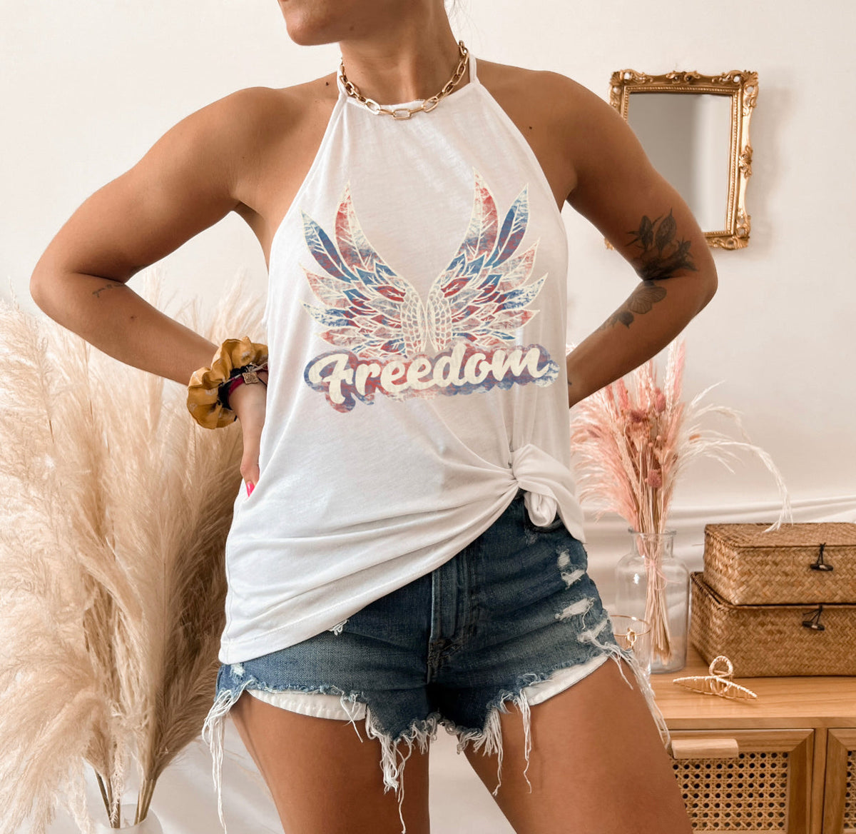 Freedom w/ Multi Color Wings