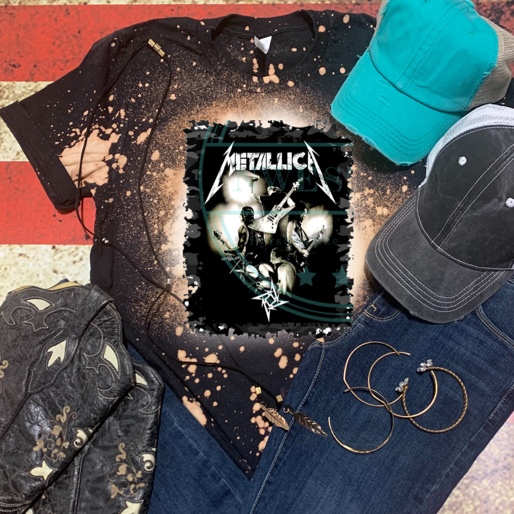 Metallica Black Poster w/ Camo Print Border