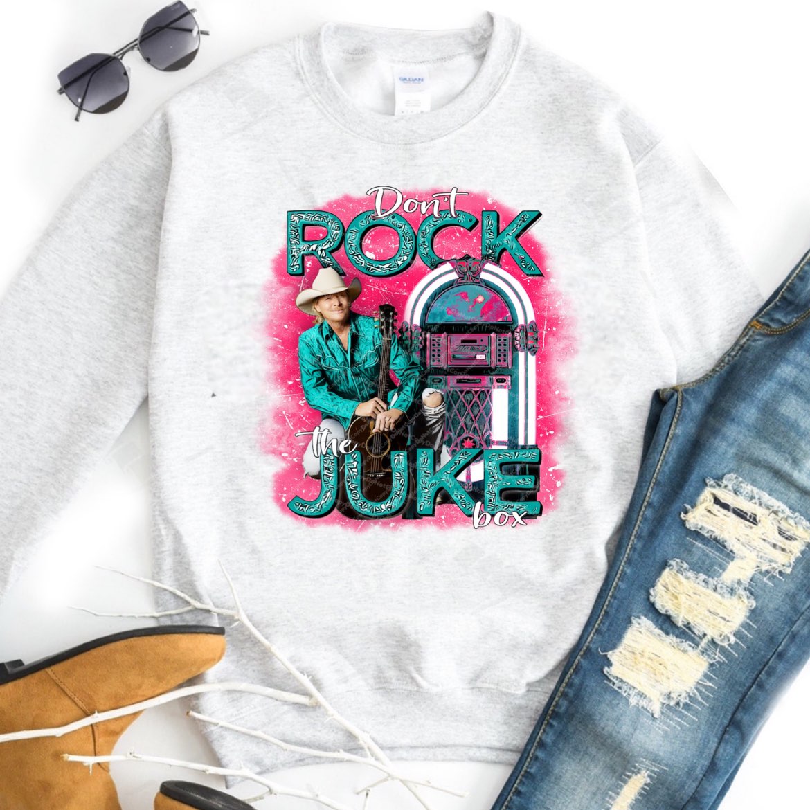 Don't Rock The Juke Box - Alan Jackson - 12 Color Options