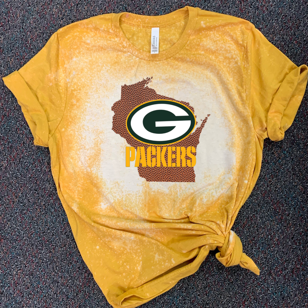 Green Bay Packers w/ Football Leather Wisconsin