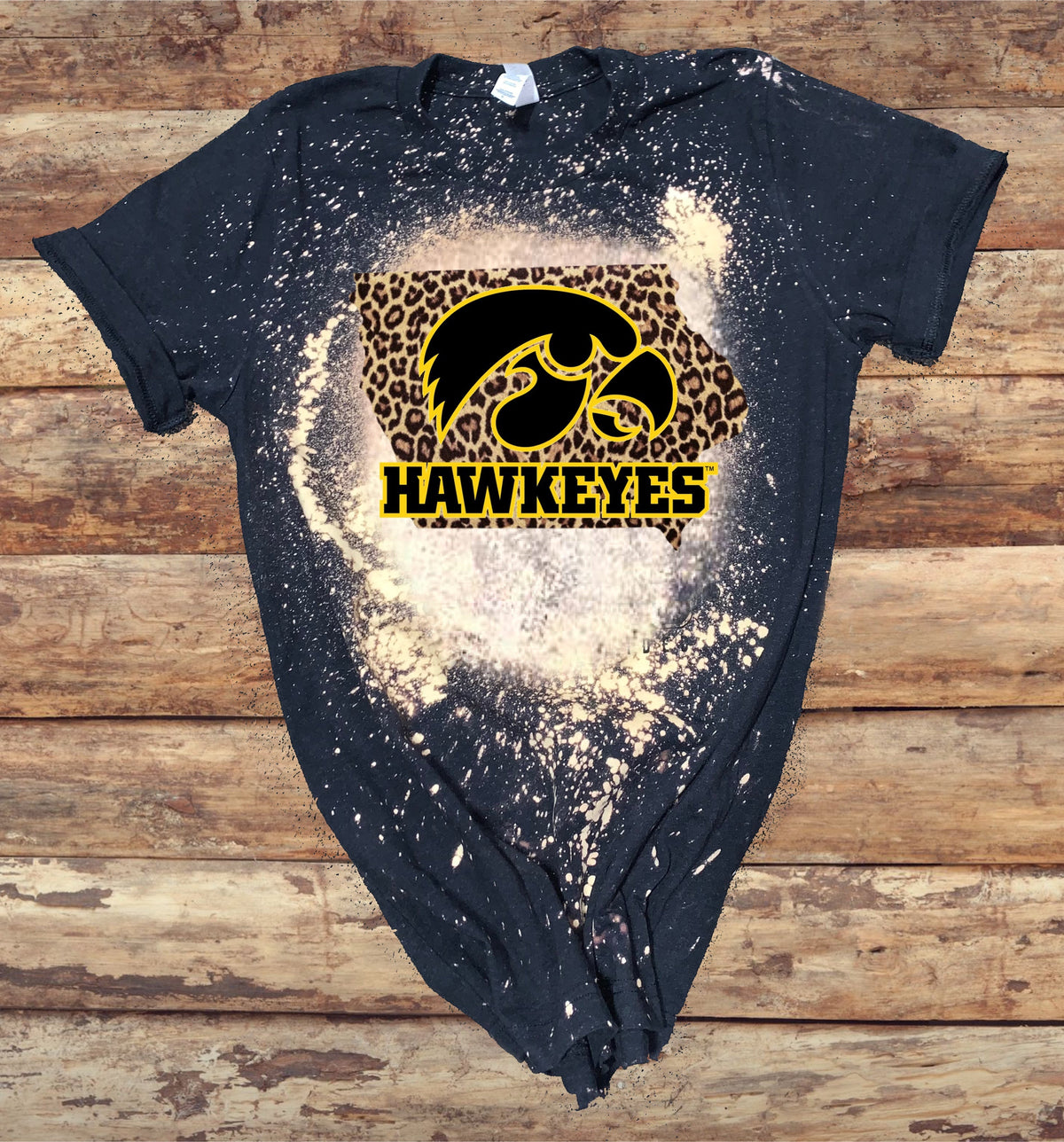 Hawkeyes W Hawk Leopard Iowa Hawkeyes