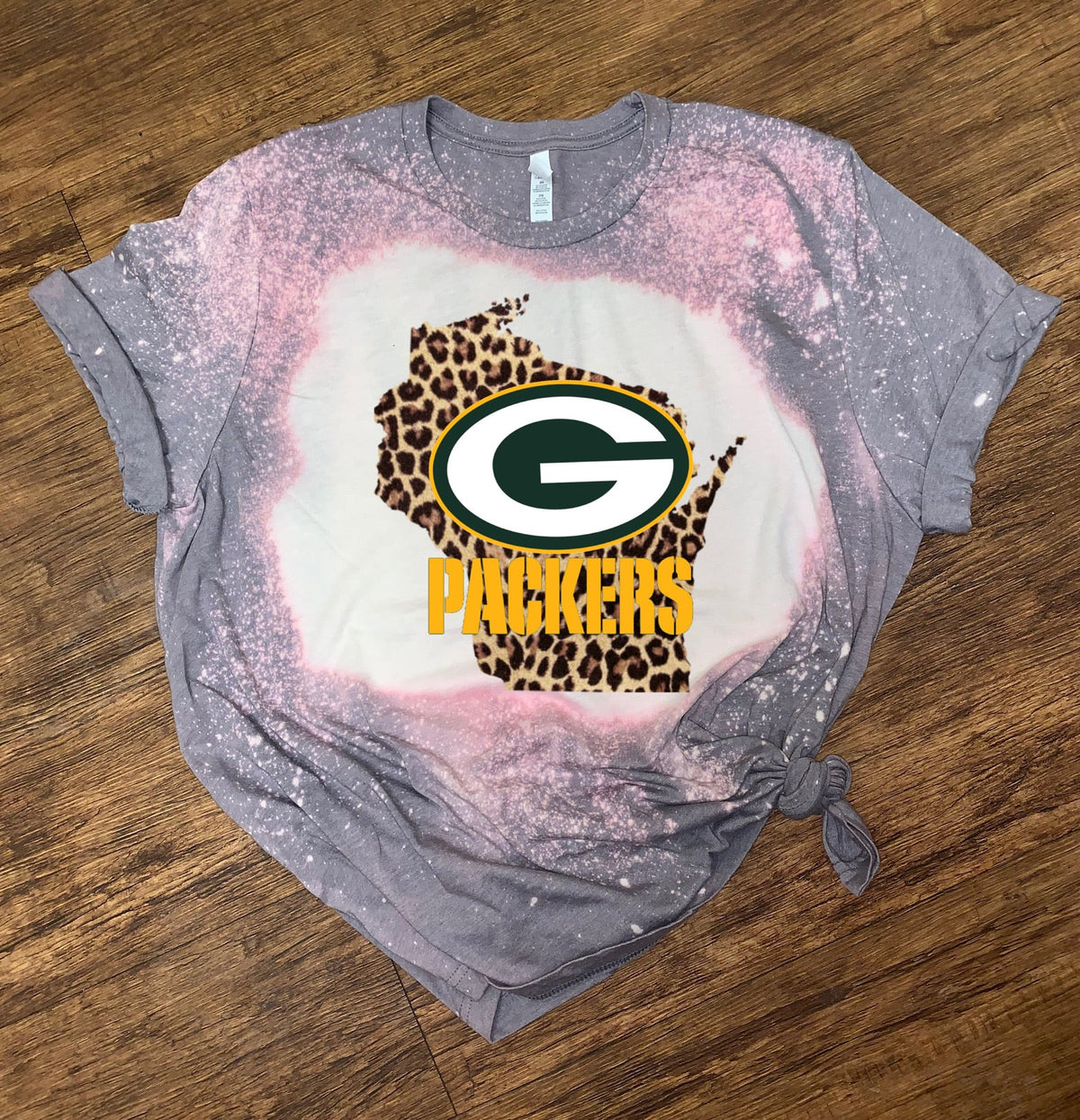 Green Bay Packers w/ Traditional Leopard - Design 1