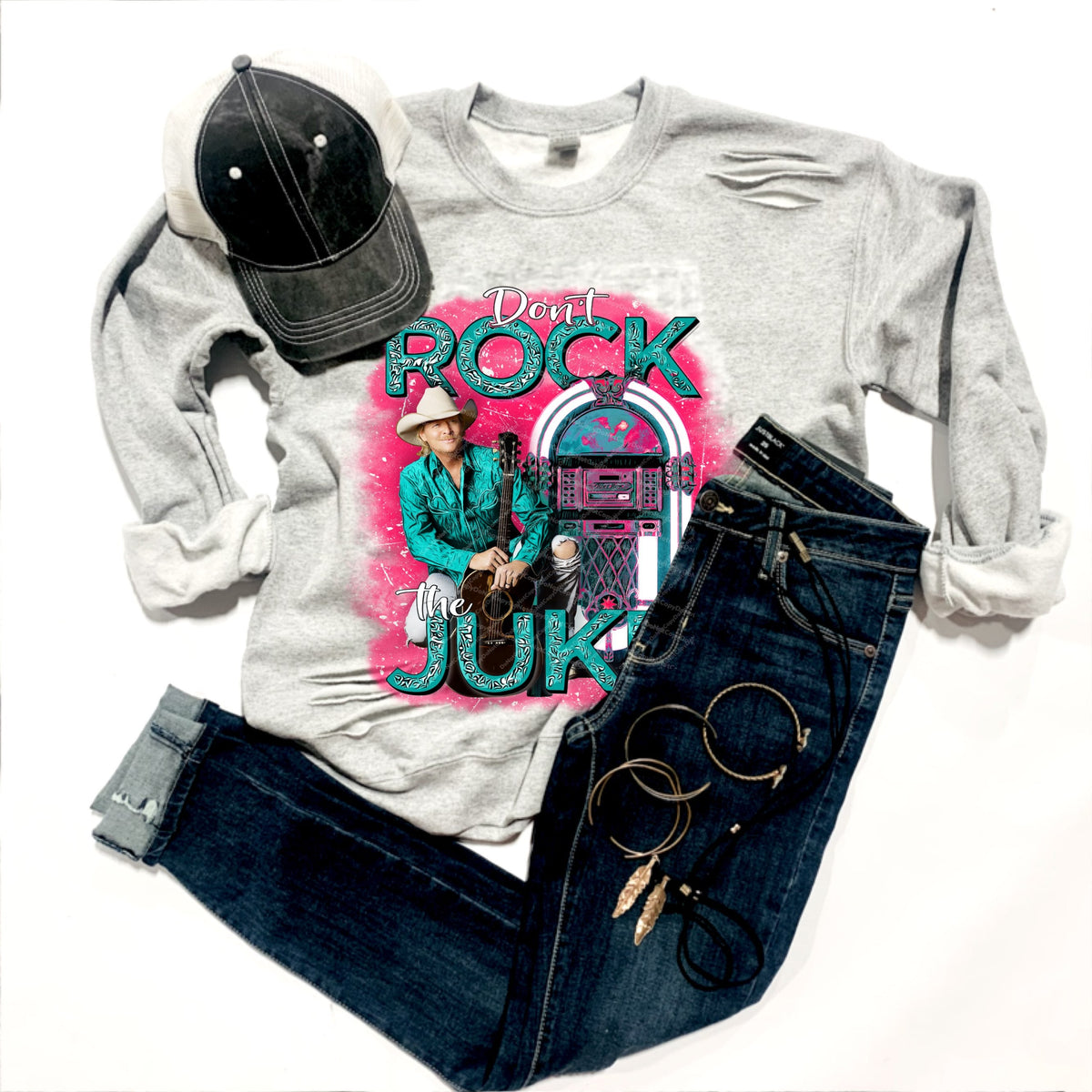 Don't Rock The Juke Box - Alan Jackson - 12 Color Options