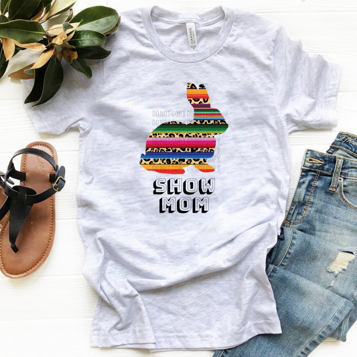 Show Mom Rabbit - Ash Grey