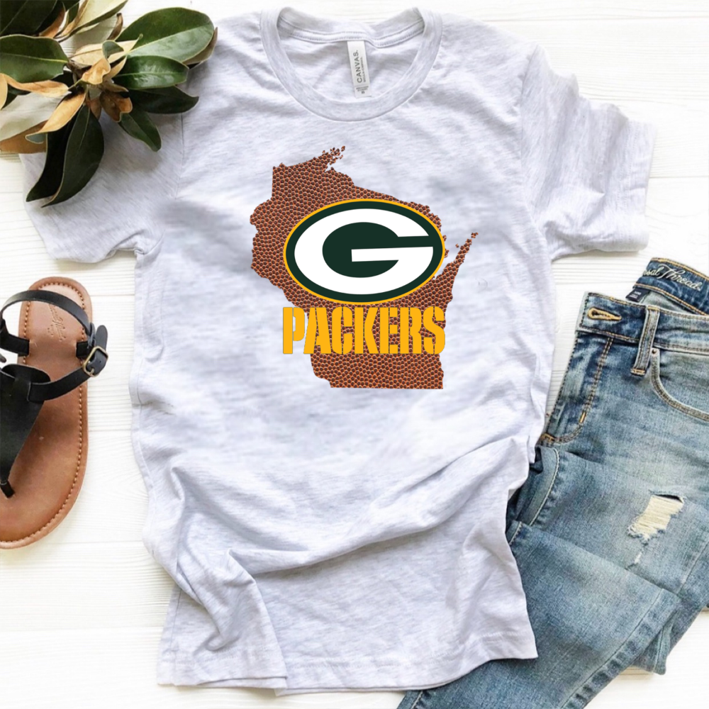 Green Bay Packers w/ Football Leather Wisconsin