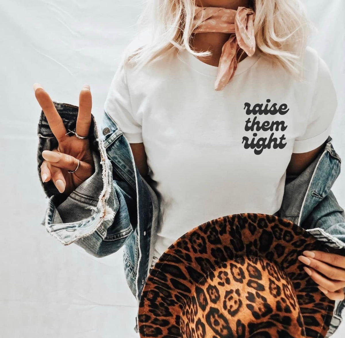 Raise Them Right - On Left Chest