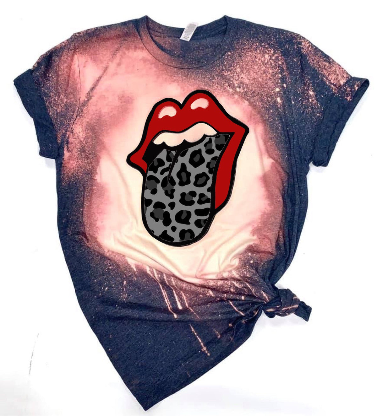 Red Lips w/ Grey Leopard Tongue