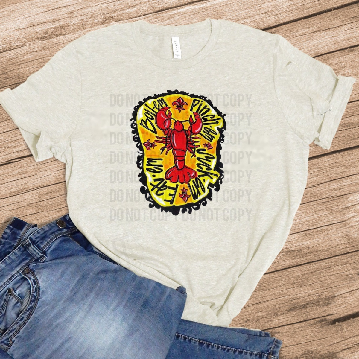 Boil-em Pinch-em Suck-em Eat-em - Crawfish - Louisiana