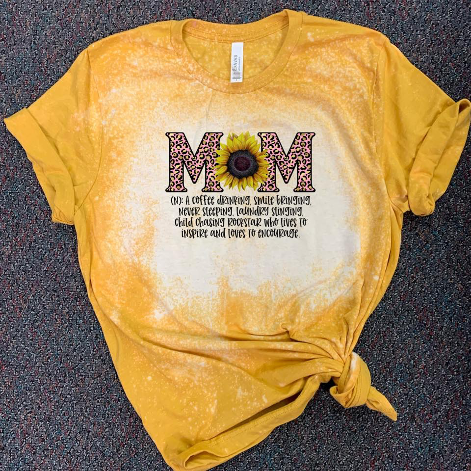 Mom Definition - w/ Sunflower and Pink Leopard