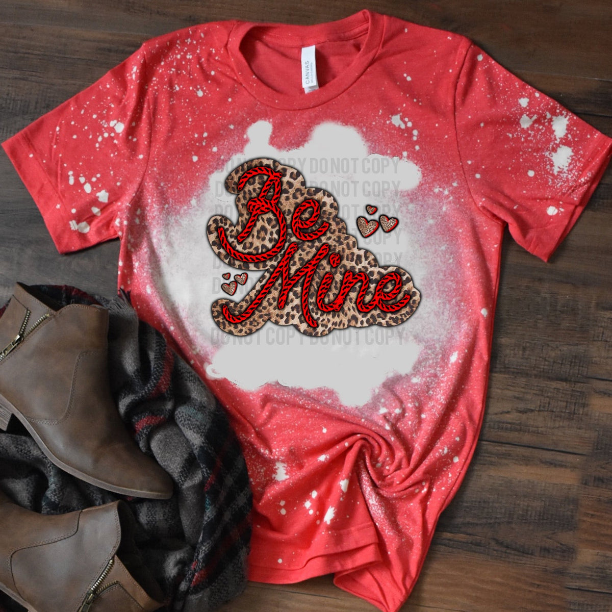 Be Mine - Western Rope & Leopard & Heart Accent