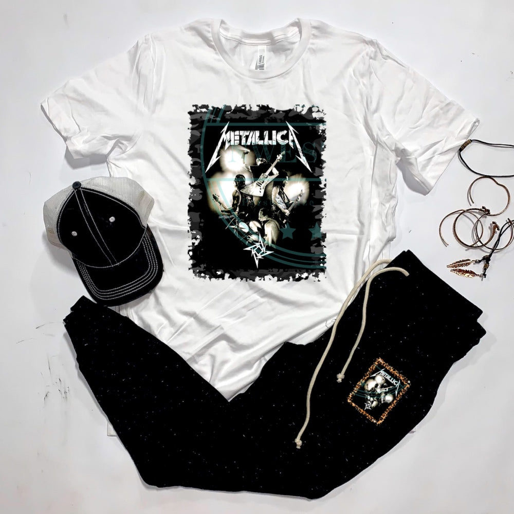 Metallica Black Poster w/ Camo Print Border