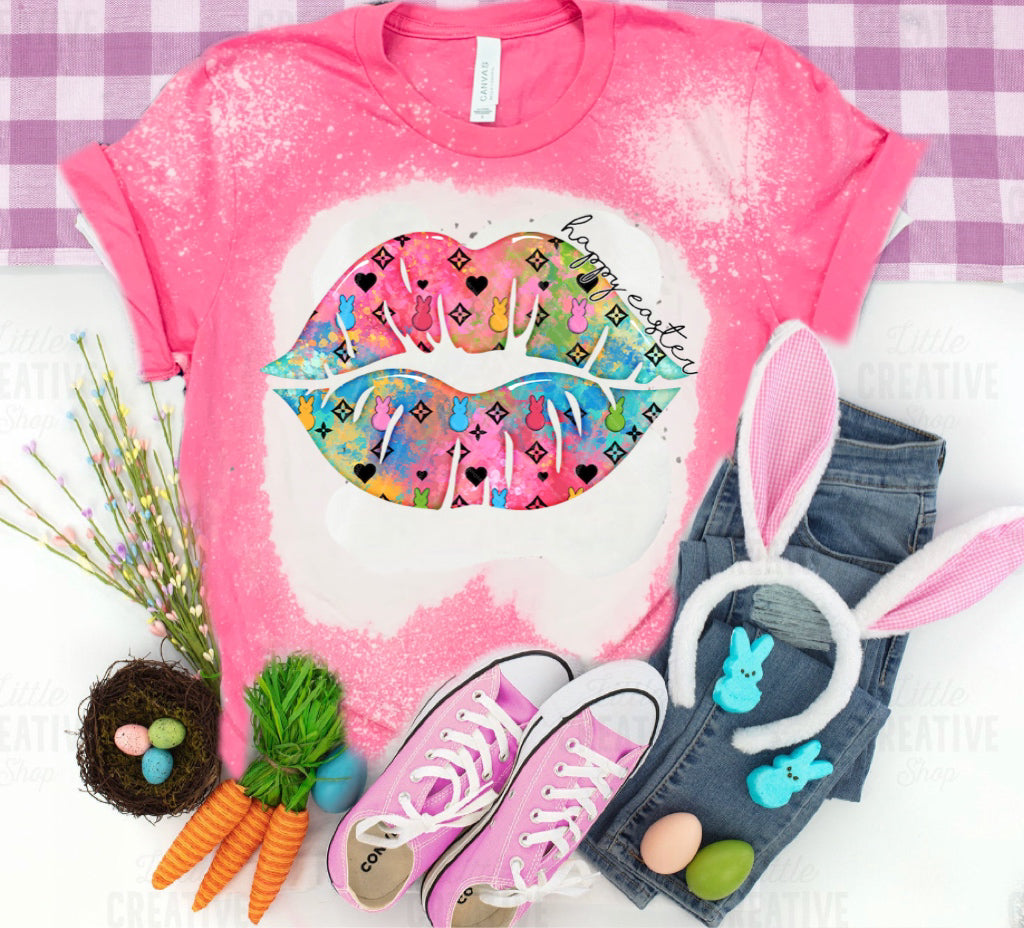 Happy Easter w/ Multi Color Lips