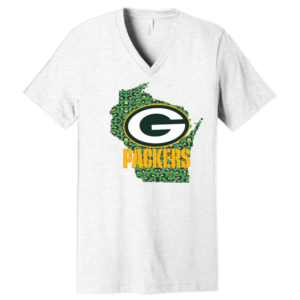 Green Bay Packers w/ Green Leopard - Design 2