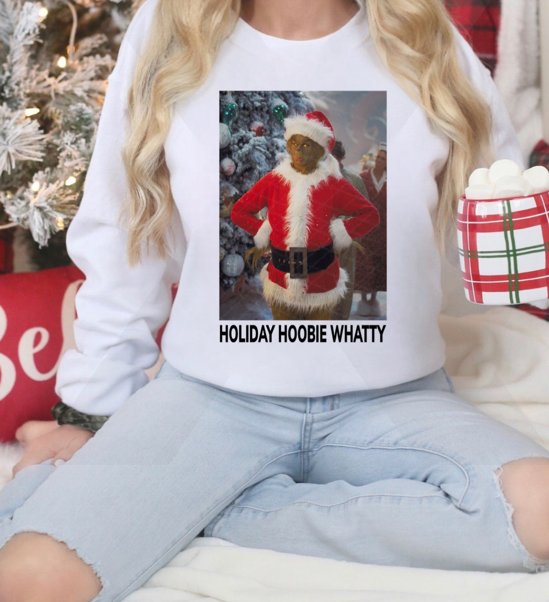 Holiday Hoobie Whatty - Grinch