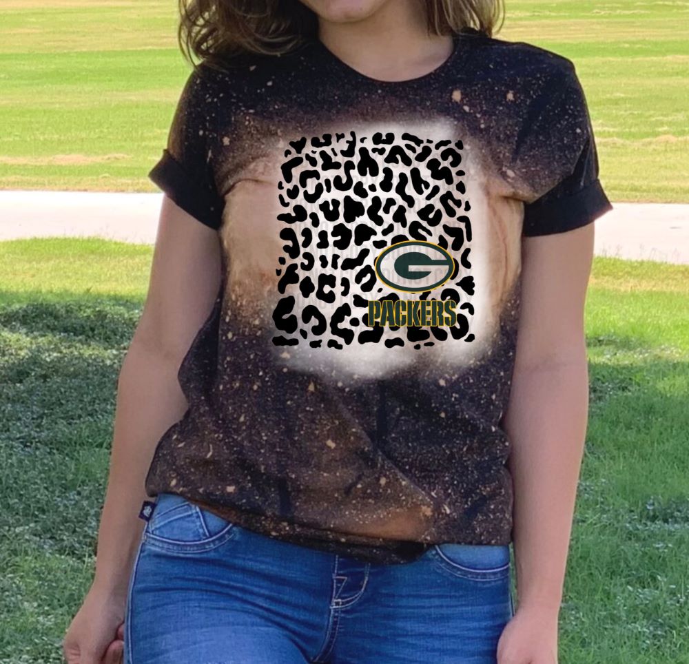 Green Bay Packers - Black Leopard SMALL G - Design 3