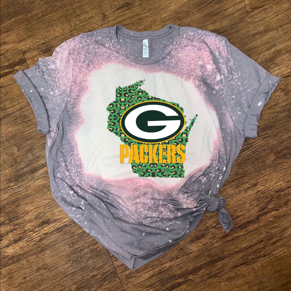 Green Bay Packers w/ Green Leopard - Design 2
