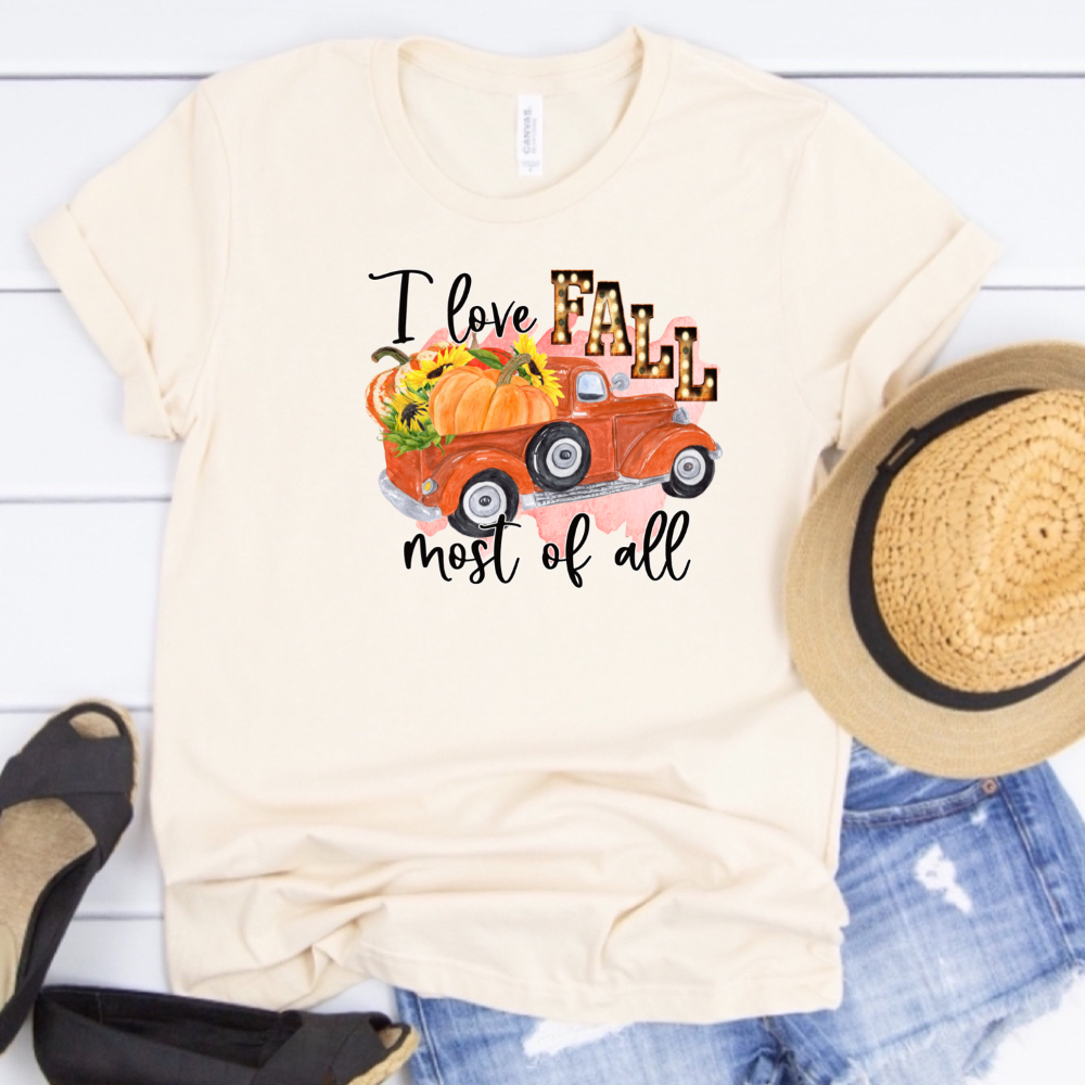 I Love Fall Most of All w/ Old Truck