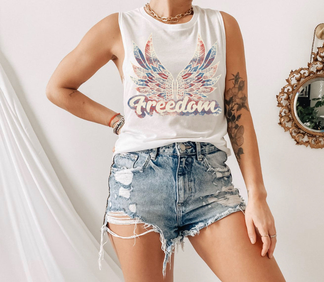 Freedom w/ Multi Color Wings