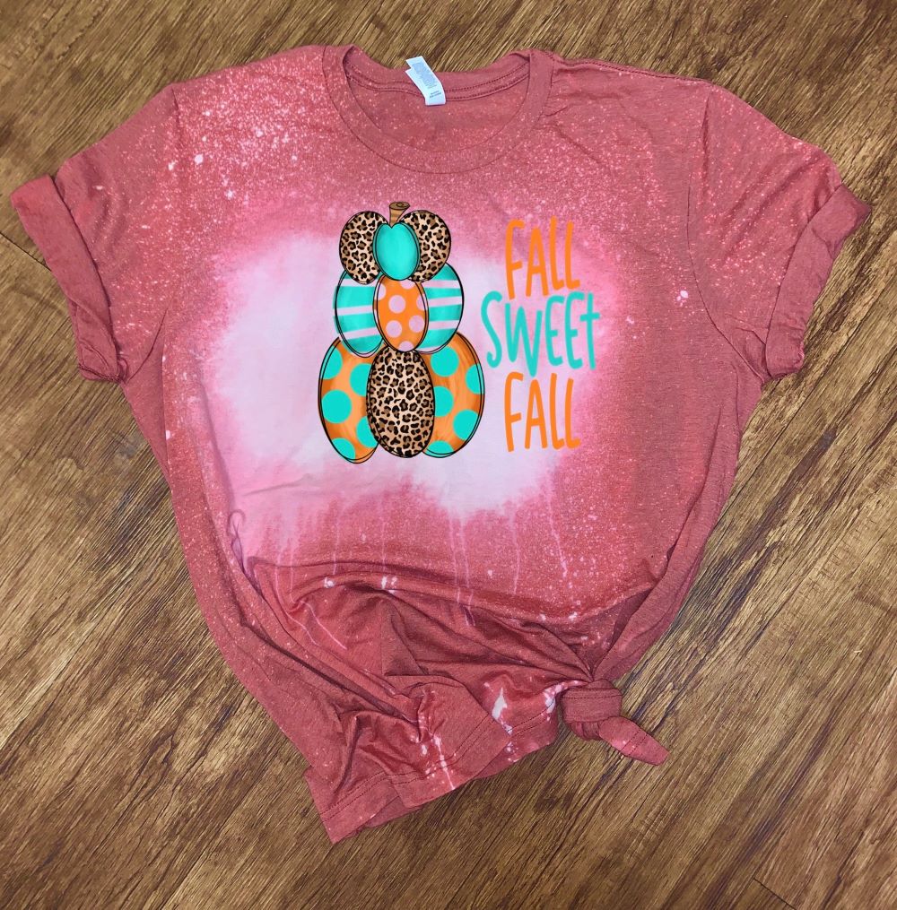 Fall Sweet Fall - Teal Burnt Orange & Leopard Pumpkins