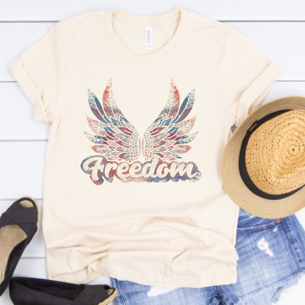 Freedom w/ Multi Color Wings