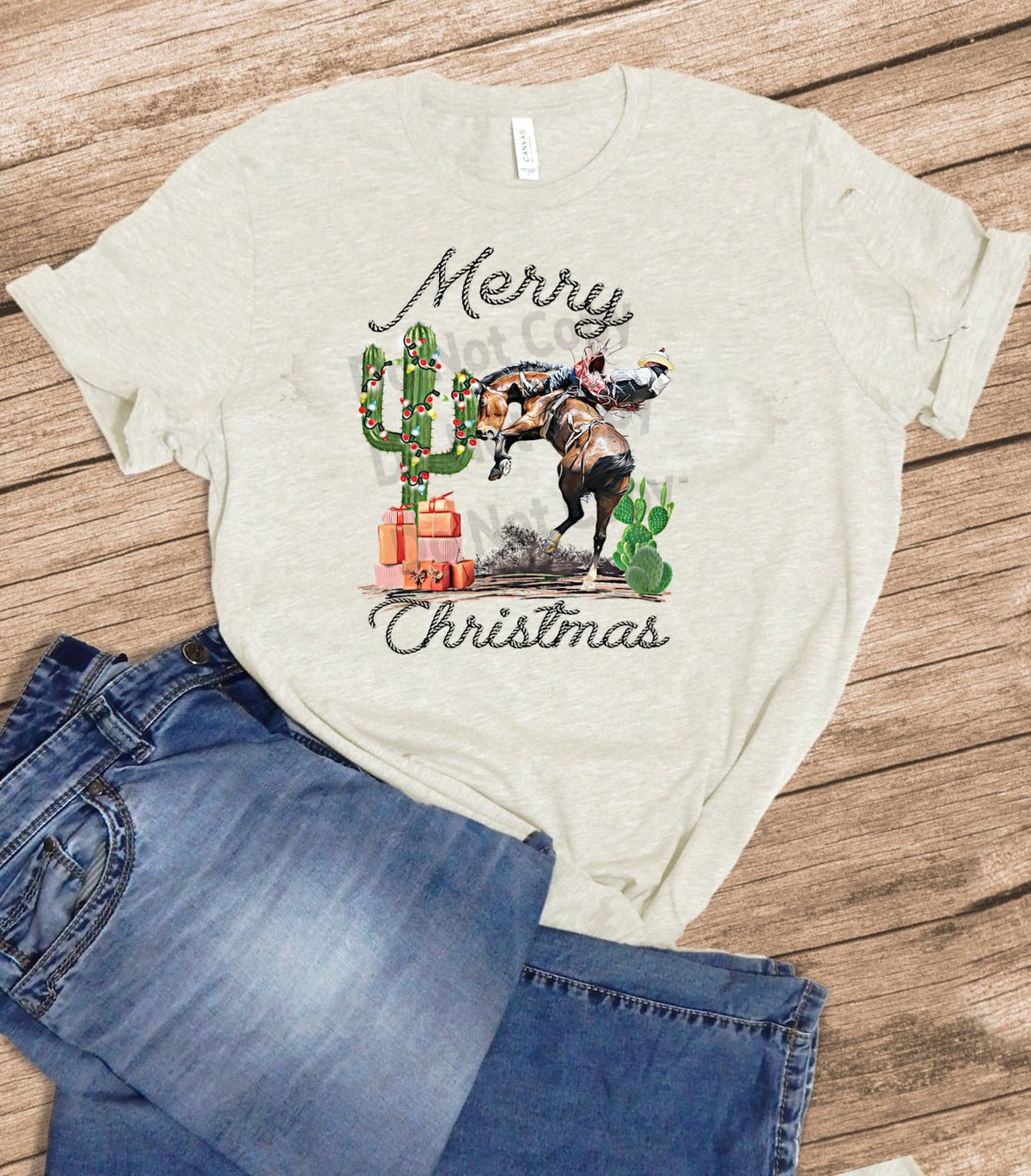 Merry Christmas Bronc Rider