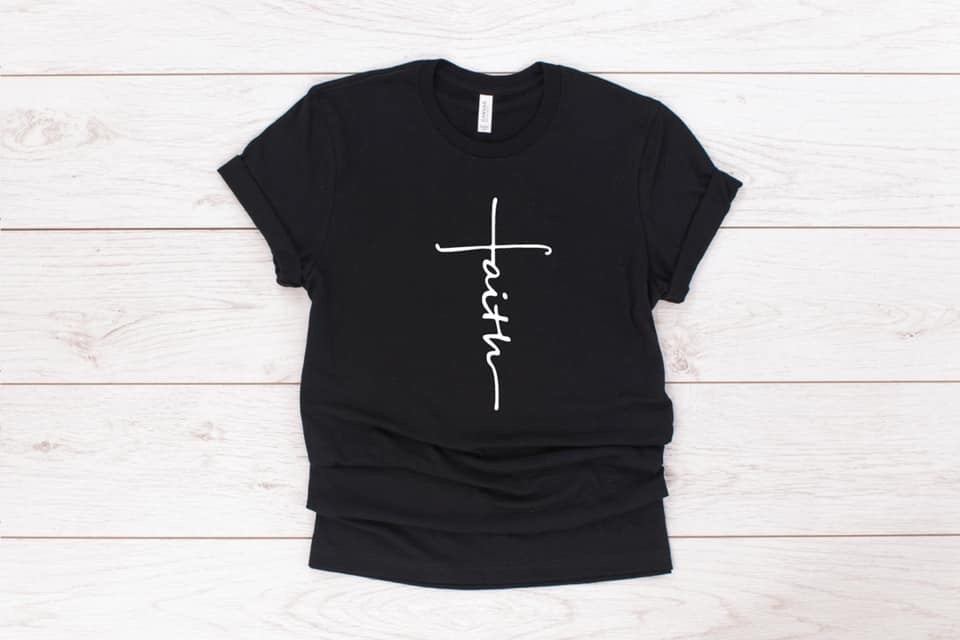 Faith - White Print - 3 Style Options
