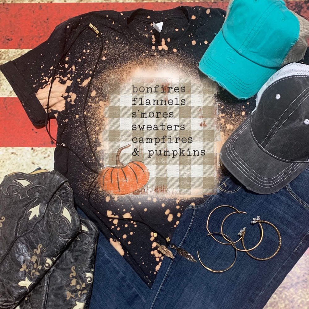 Fall Vibes w/ Plaid & Pumpkin