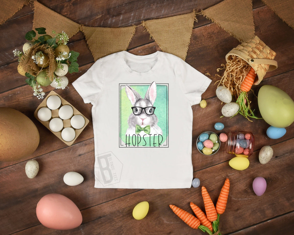 Hopster Bunny Boy - White Tee
