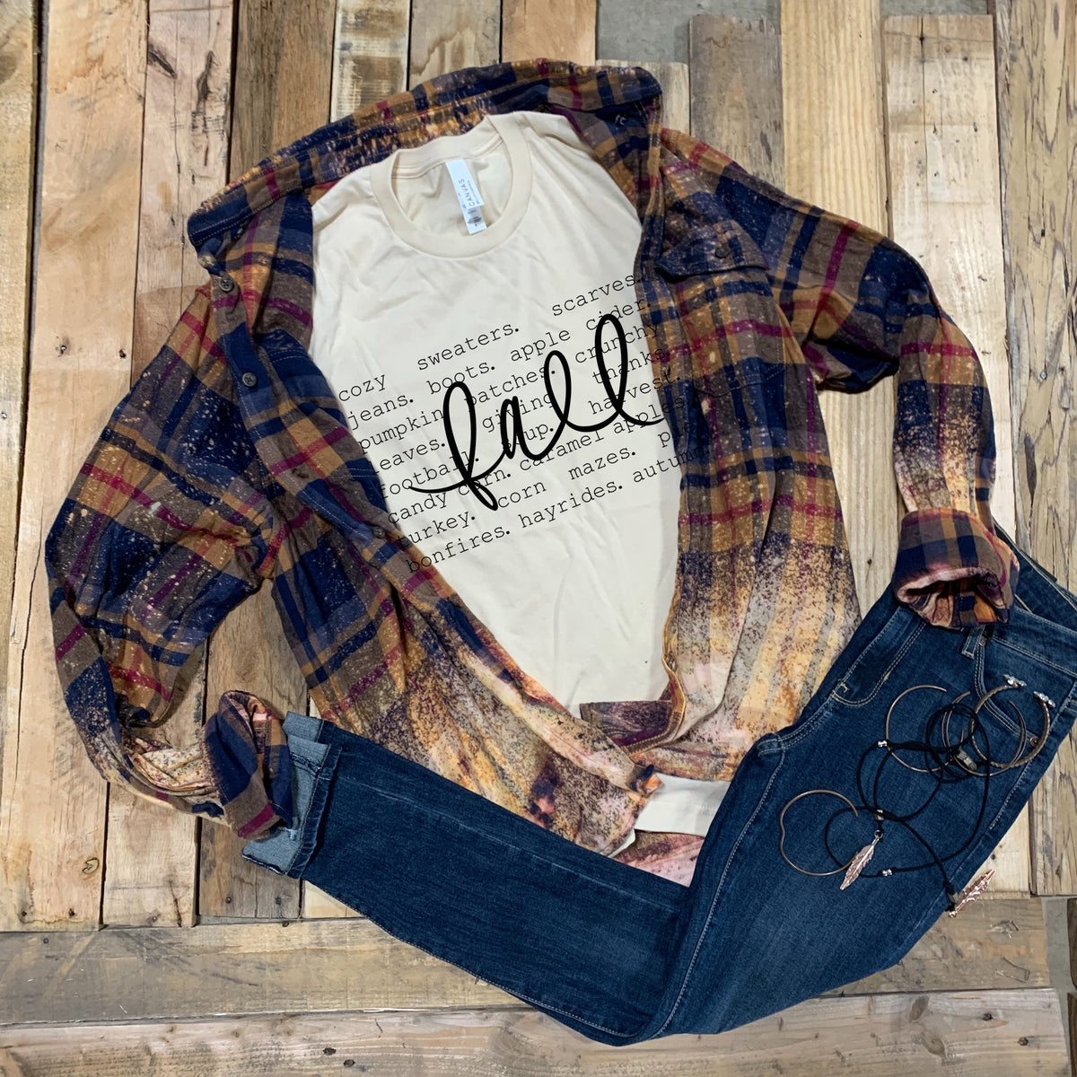 All The Fall Vibes - Cursive Fall - Black Ink
