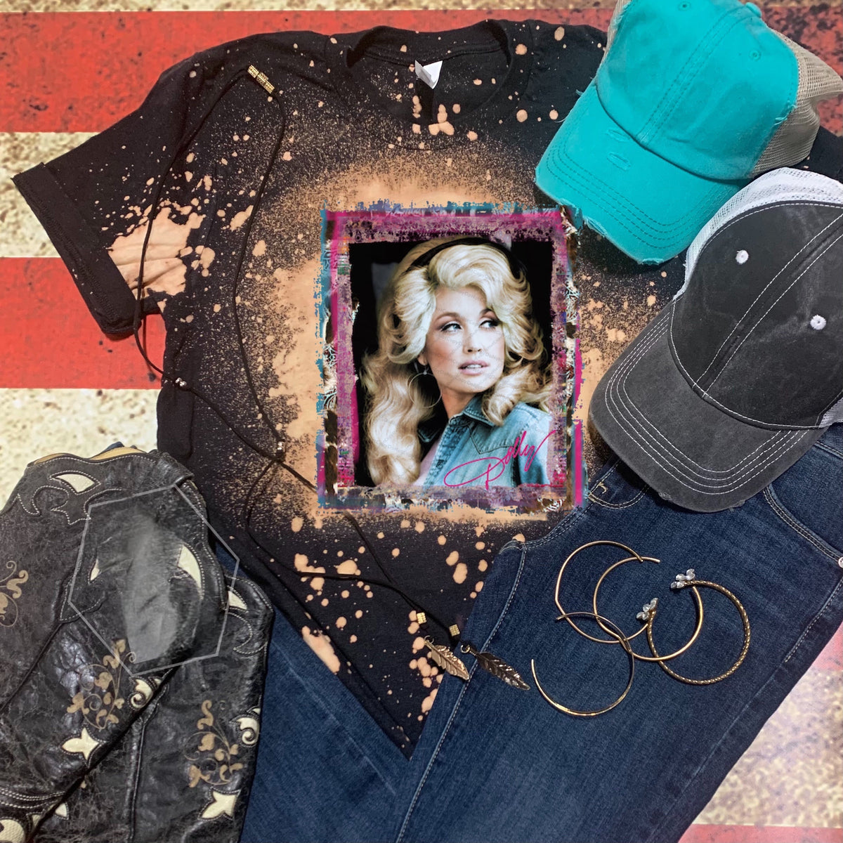 Dolly w/ Tool Pink & Teal