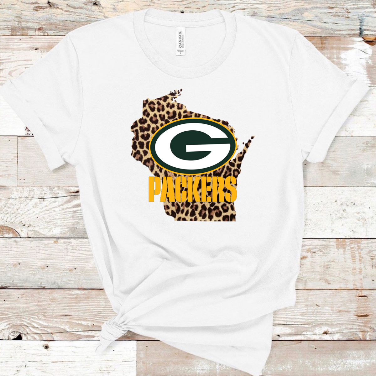 Green Bay Packers w/ Traditional Leopard - Design 1