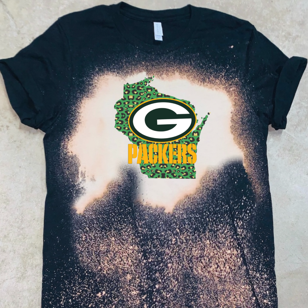 Green Bay Packers w/ Green Leopard - Design 2