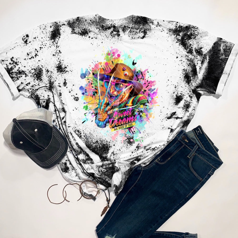 Freddy Krueger - Sweet Dreams Are Made Of This - Multi Color Background - Design 1