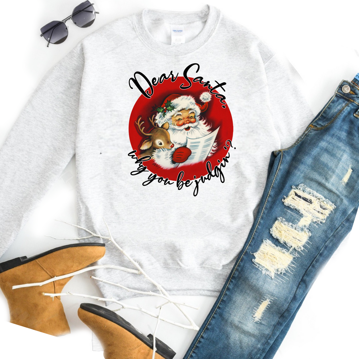 Dear Santa Why You Be Judgin'? w/ Santa and Rudolph