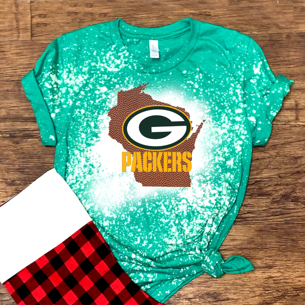 Green Bay Packers w/ Football Leather Wisconsin