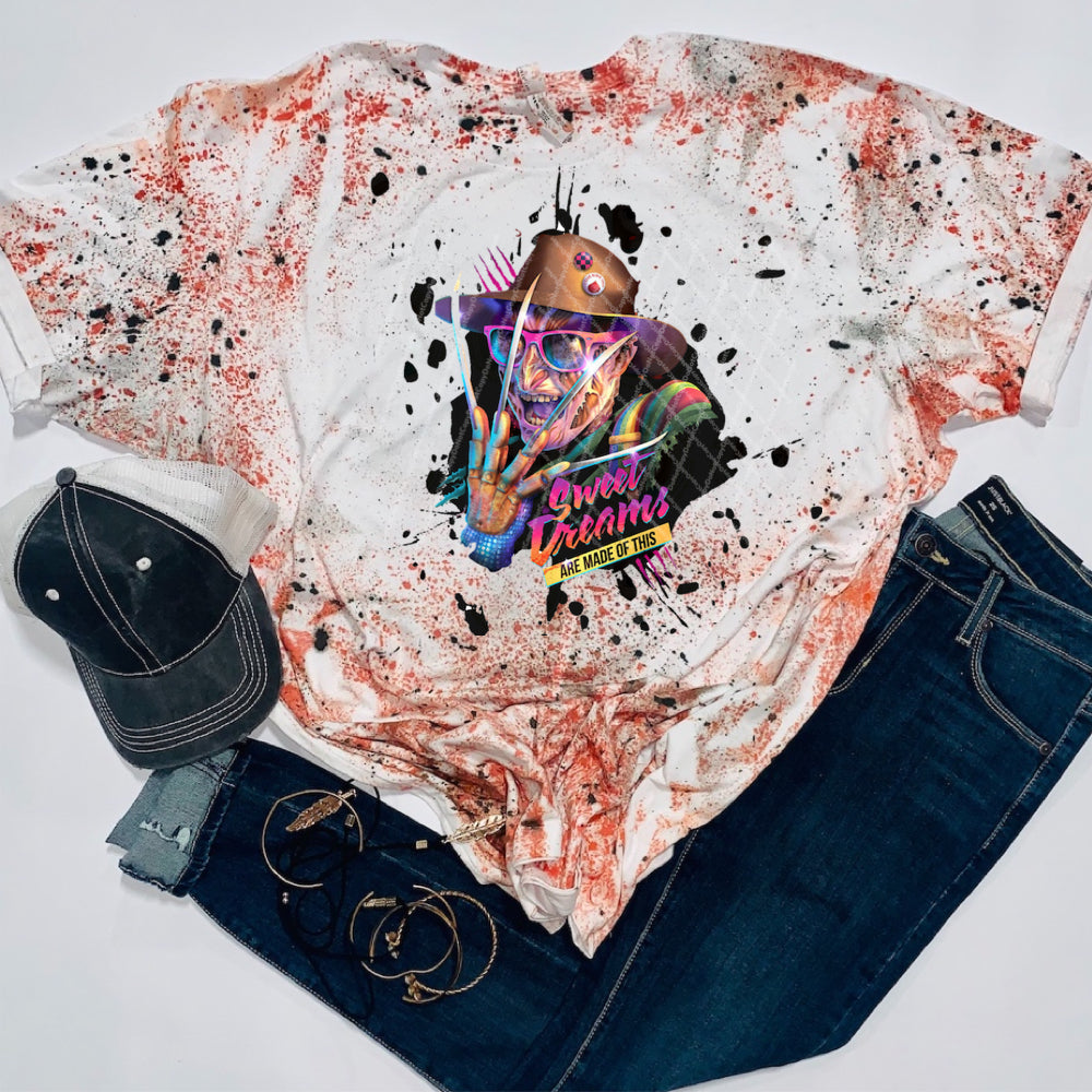Freddy Krueger - Sweet Dreams Are Made Of This - Black Background - Design 2