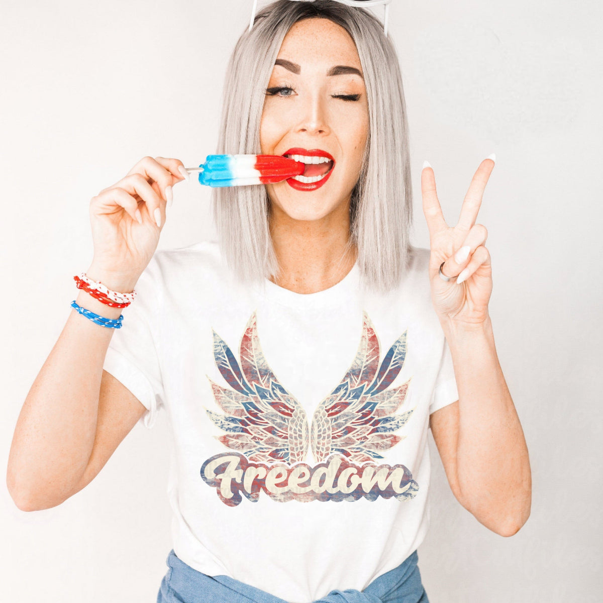 Freedom w/ Multi Color Wings