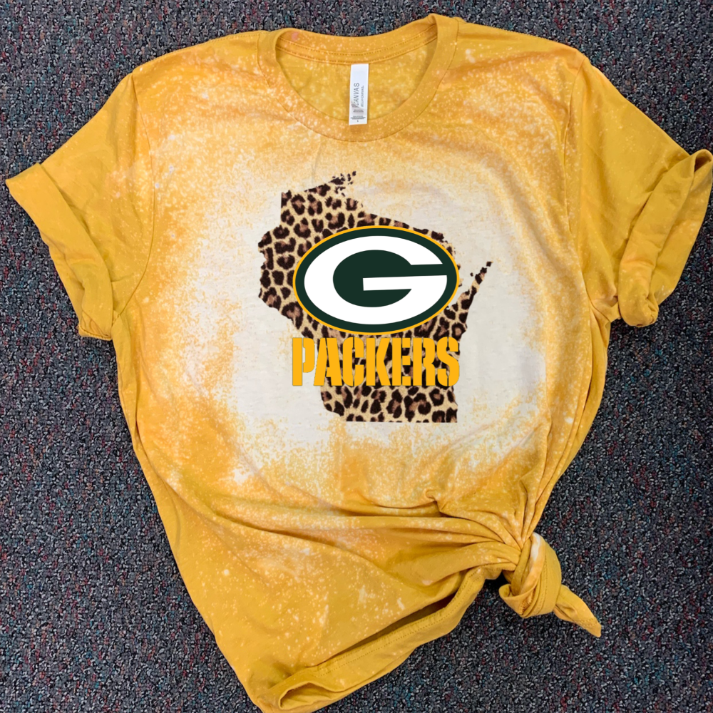 Green Bay Packers w/ Traditional Leopard - Design 1
