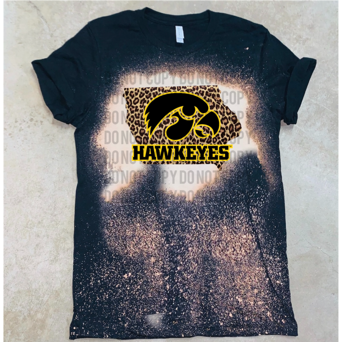 Hawkeyes W Hawk Leopard Iowa Hawkeyes