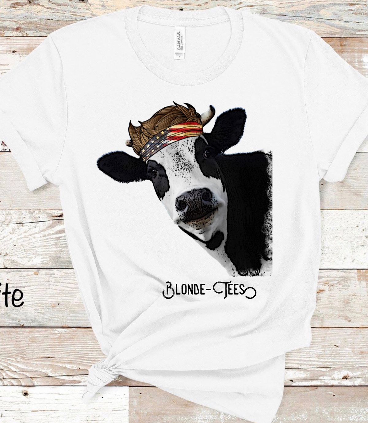 Cow w/ Red White & Blue